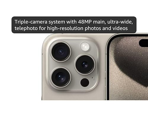 Amazon.com: Apple iPhone 15 Pro, 1TB, Natural Titanium - Unlocked