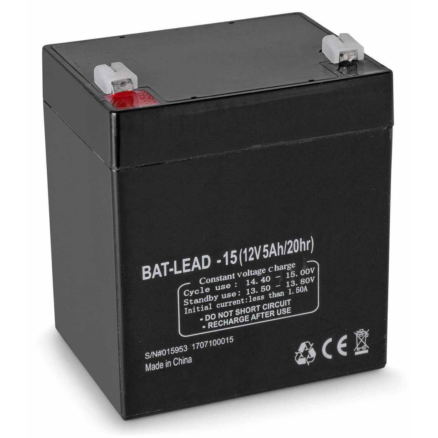 HQ BAT-LEAD-15 12V 5Ah Lead Acid Battery
