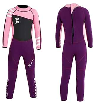 Amazon | Dive&Sail 2.5mm ウェットスーツ キッズ 子供 女の子
