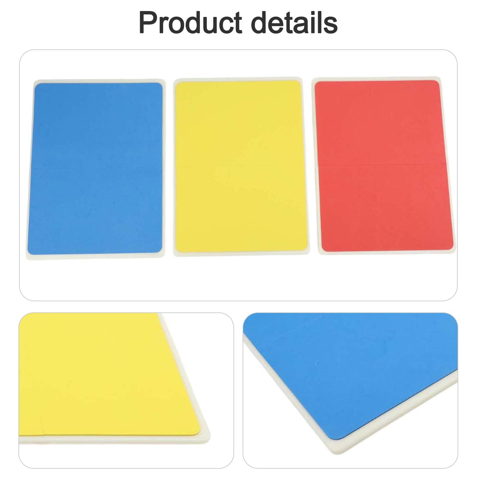 Planches de taekwondo incassables en ABS EVA lot de 3 pour entraînement karaté kickboxing bords arrondis rouge bleu jaune