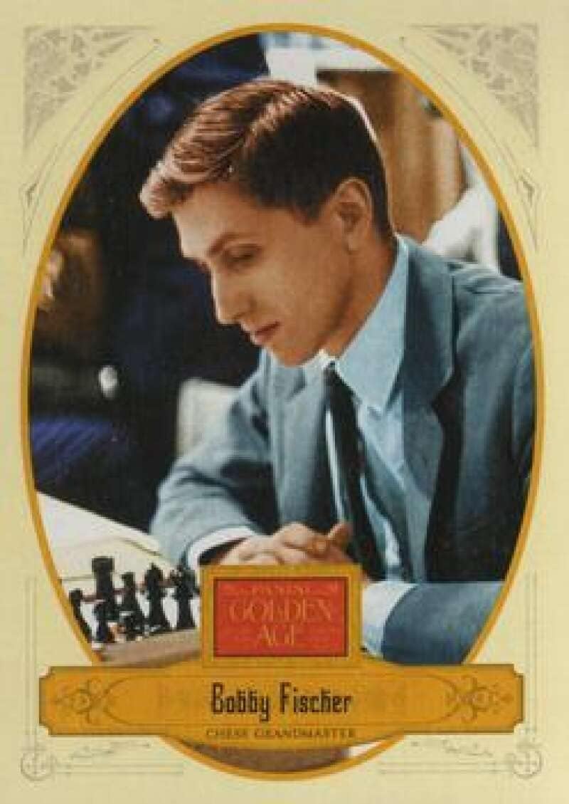 2012 Panini Golden Age #133 Bobby Fischer Multi-Sport Trading Card in Raw (NM or Better) Condition