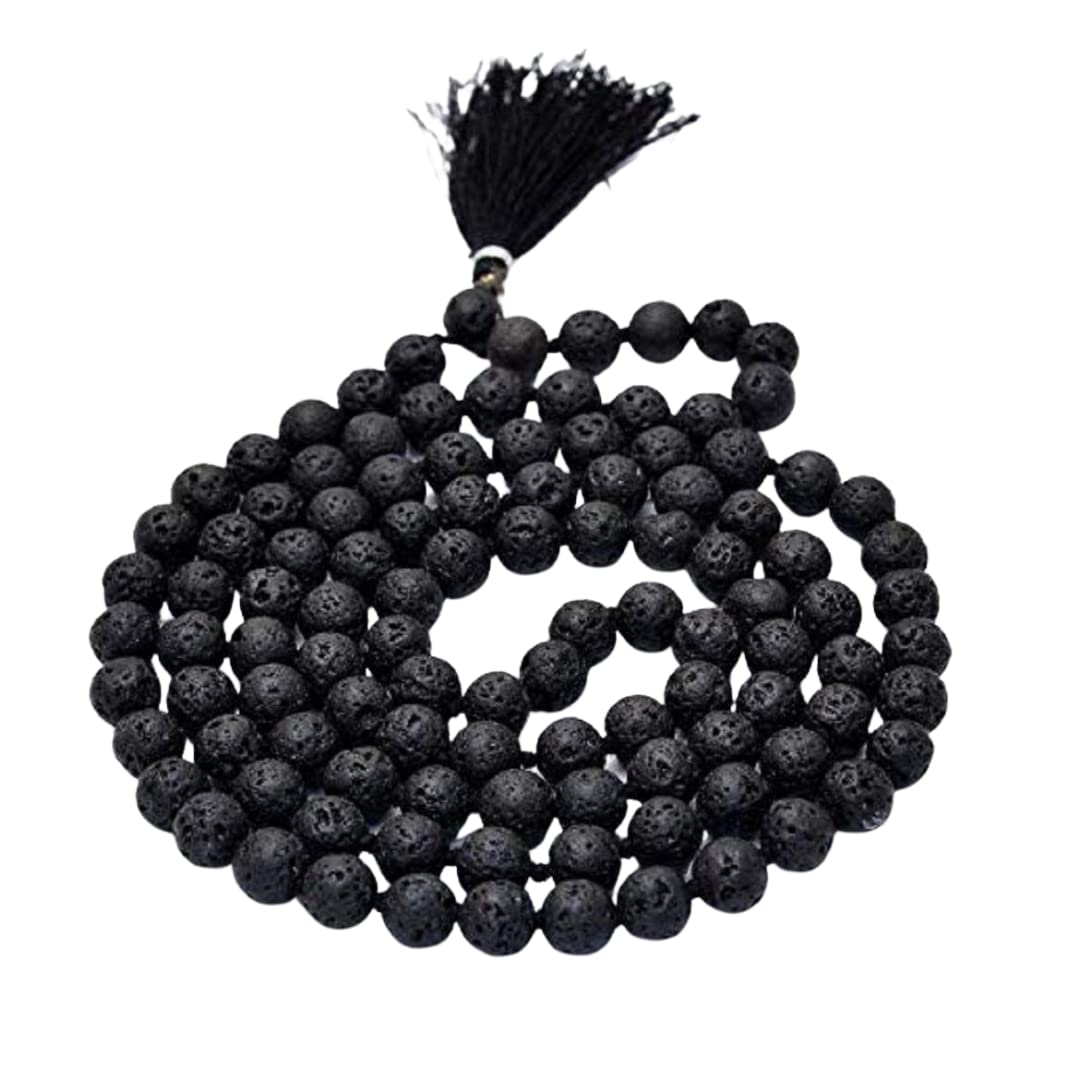Jwala Mukhi- Lava stone Mala- Jwalamukhi Mala- Beads Mala-picture-11