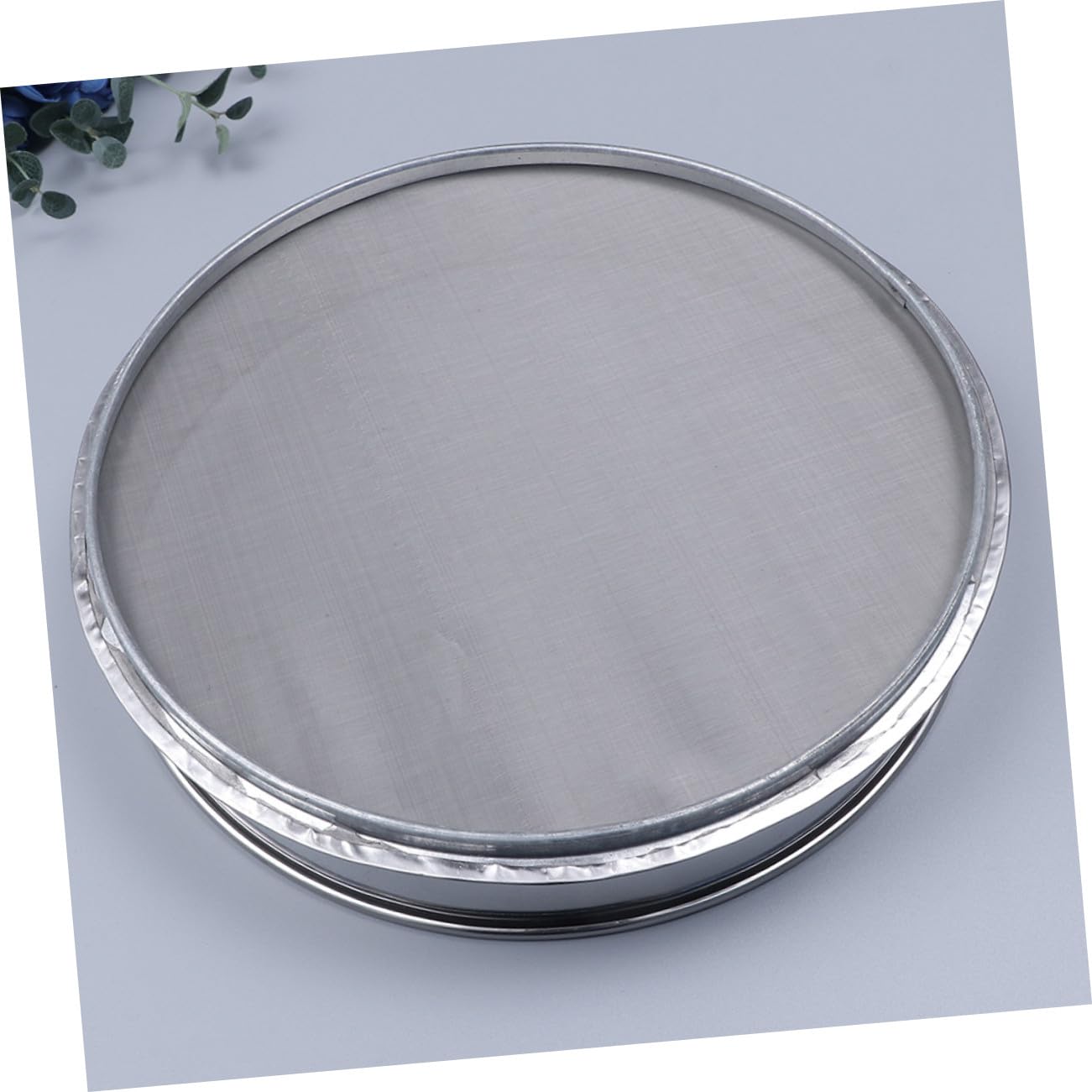 Gatuida Tamis Acier Inoxydable pour Jardinage et Pâtisserie Maille Fine Uniforme et Portable de Terre et Pollen pour Balcon et