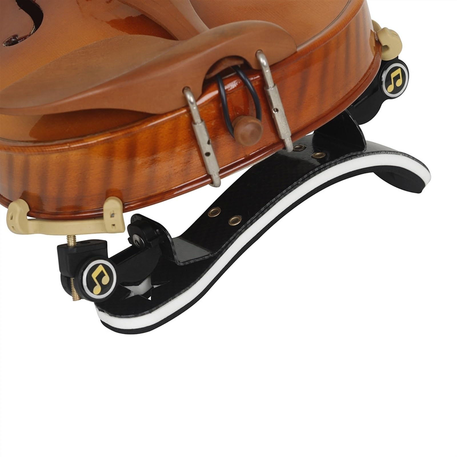 Épaulière pour violon Repose-épaule Pour Violon 1/2 1/4 1/8 Coussin D'épaule Réglable Pour Violon Éponge Épaisse Repose-violon Confortable Pour Jouer(Carbon Fiber,1/2)