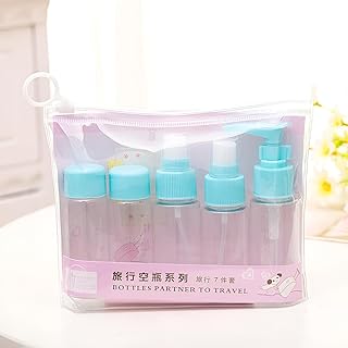 Portable travel packages for liquid bottles-a range of sprayer and cosmetic packages that can be fill and anti-leakage, ideal for cosmetic tools for travel, shampoo, and fluid makeup