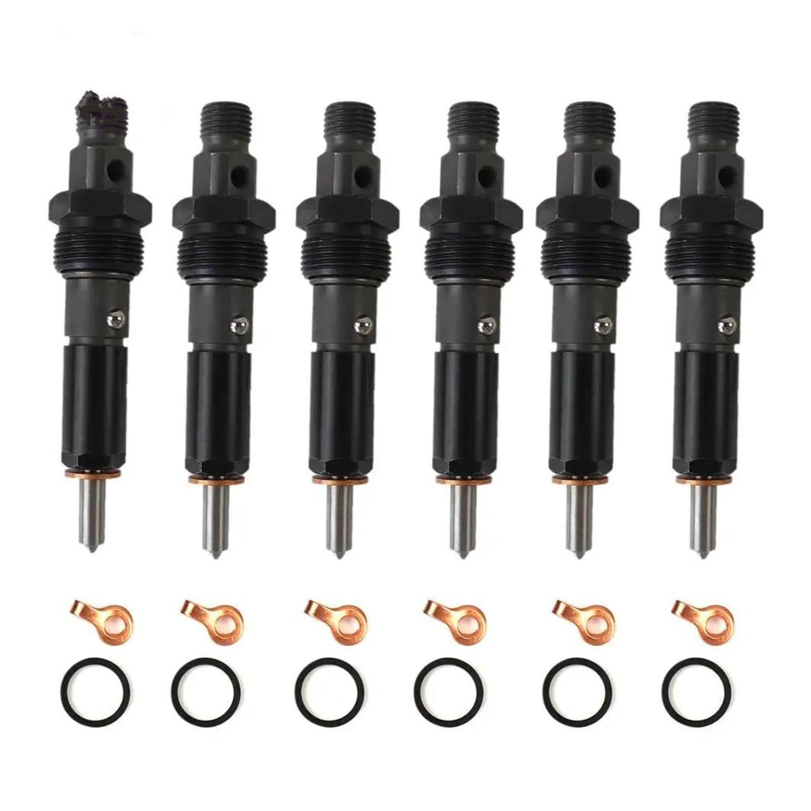 Acebsbggap One Color For Cummins 5.9L Nozzle Holder P7100 Car Fuel Injector Set & Ring Kit 6Pcs Kdal59p6 3283562 Injector Nozzle