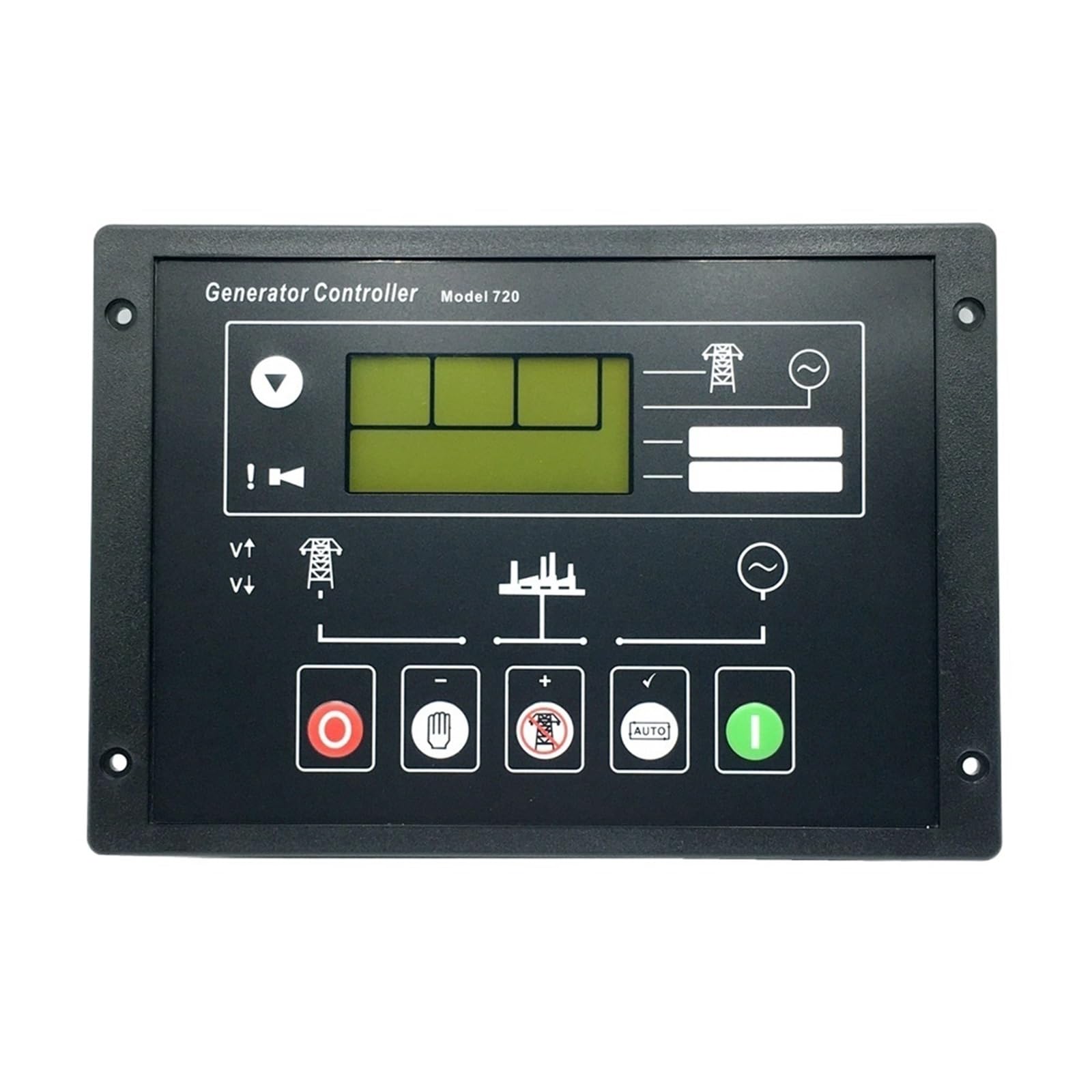 Jdilfunu Model 720 Dse720 Dse710 Controller Generator Control Module Lcd Display Genset Monitors 1Pcs(Model 720)