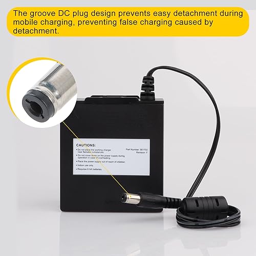 Miniatura 3 de Compatible con la bomba Medela en estilo de batería, unidad portátil para bomba de leche de 9 voltios con estilo avanzado que utiliza baterías AA,