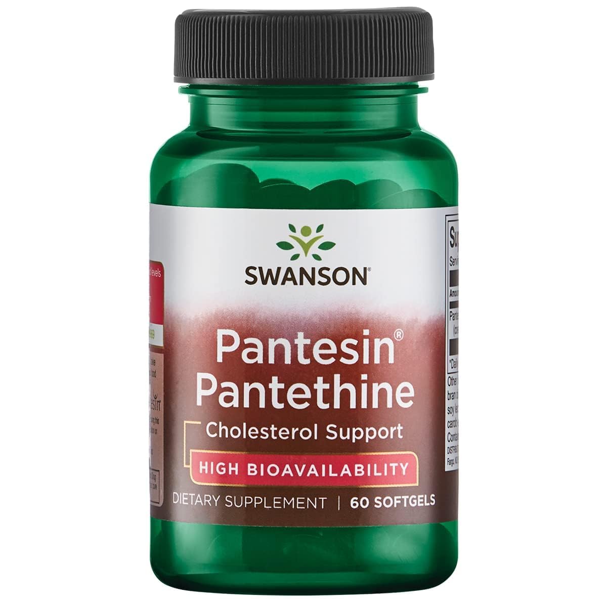 Swanson Pantesin Pantethine 300 mg for Heart Health, 60 Softgels 60 Count (Pack of 1)
