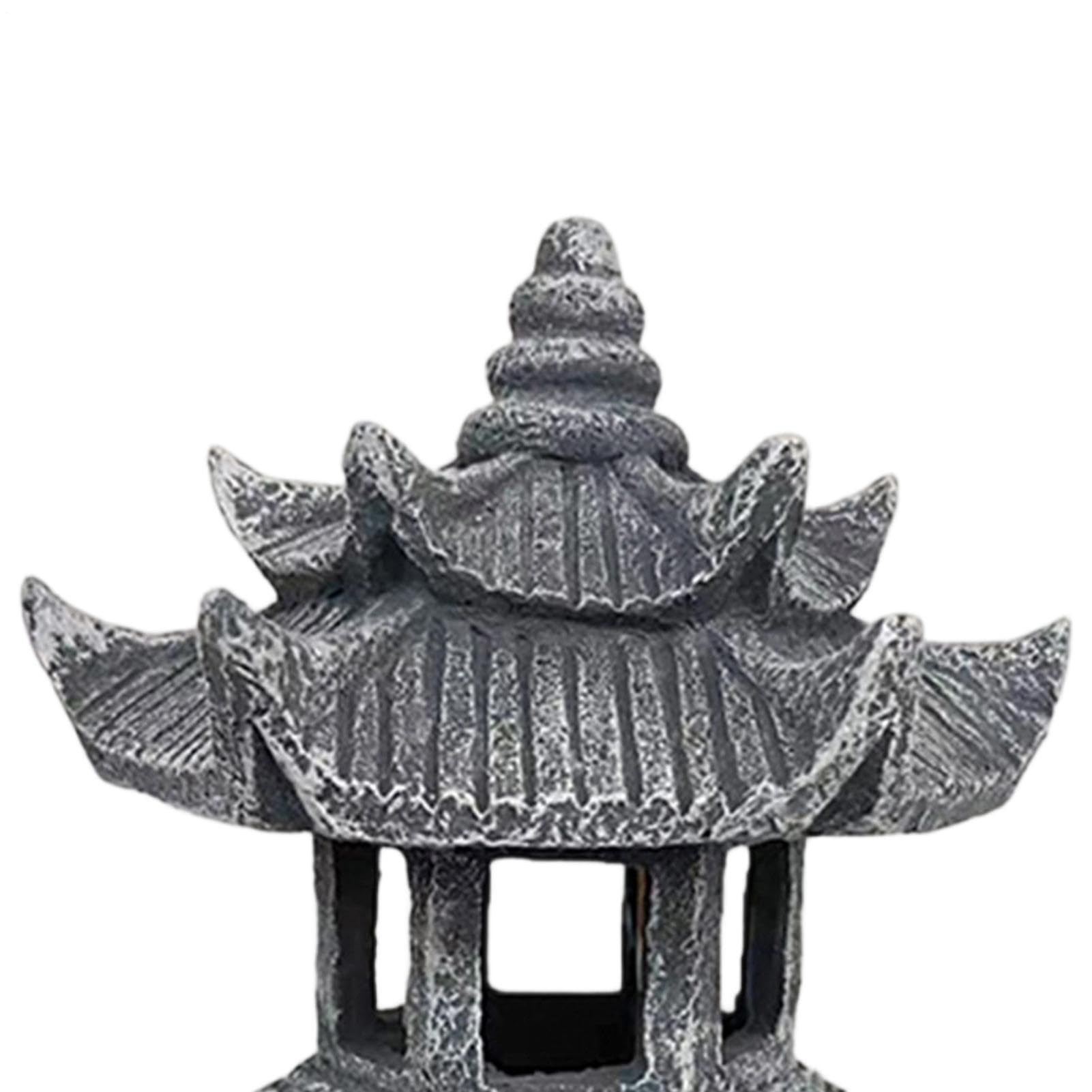 Statue da giardino per esterni, 30 cm, impermeabili, estetiche giapponesi