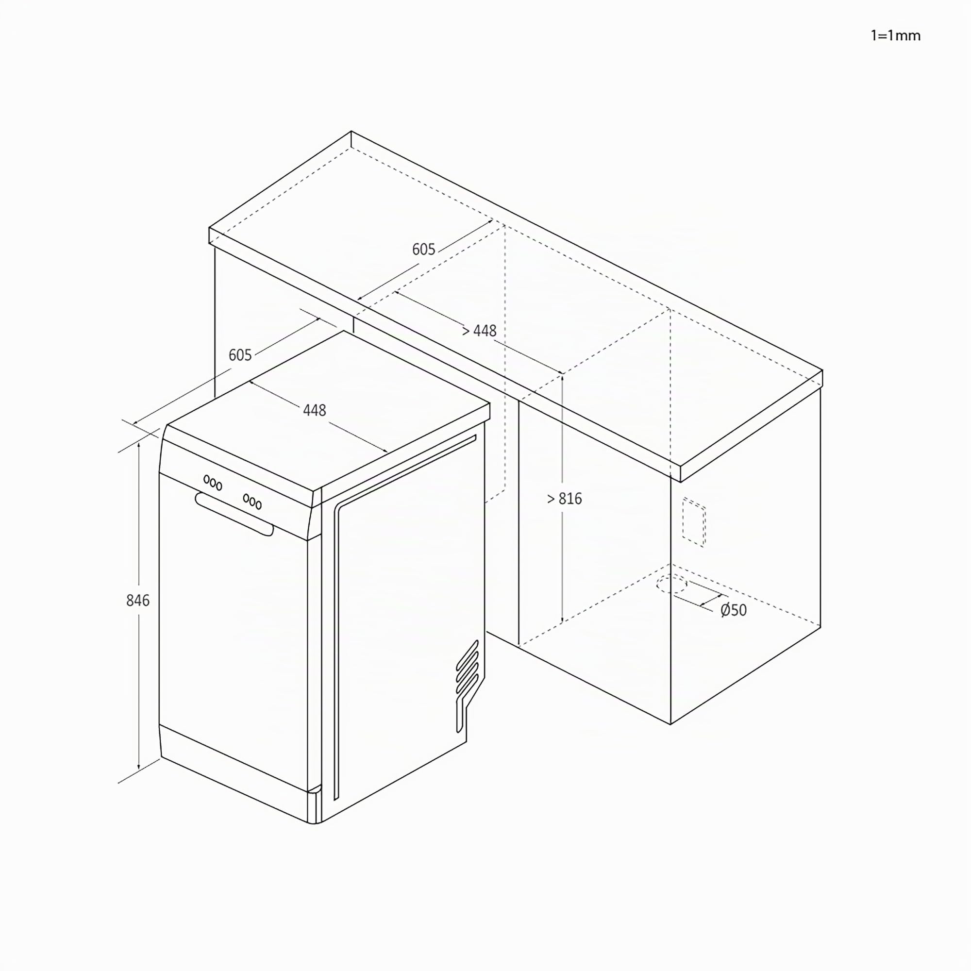 Candy Rapidò CF0C7SB0FX Lavastoviglie 45 CM, 10 Servizi, Digitale, Wi-Fi, 8 Programmi, Tecnologia Antibatteri, 47DB, Indicatore Sale e Lucidante, Cesto Superiore Regolabile, Casa Differita, Inox