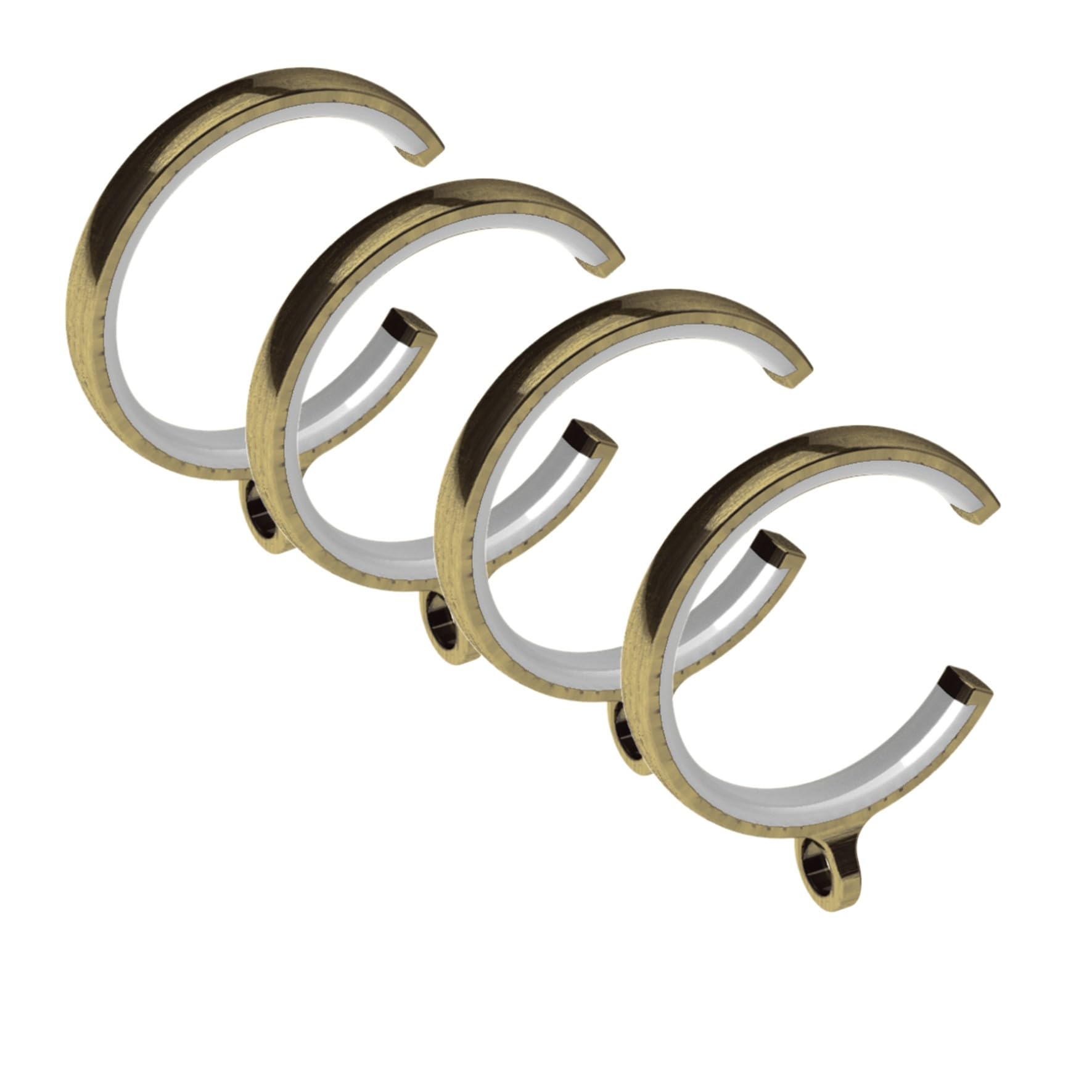 Swish Antique Brass Design Studio 28Mm Passover Rings Pack Of 4 (Antique Brass)