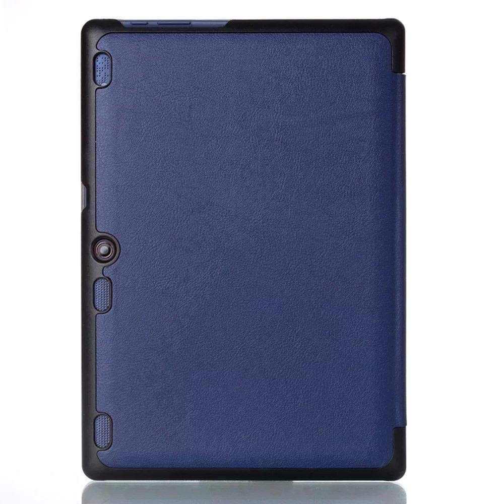 Ultra Slim Stand Case Voor Lenovo Tab2 A10-70 Tab2 A10-30 Tab3 10 Plus Tab3 10 Business TB-X103F TB2-X30F TB3-X70F Tablet-dark blue