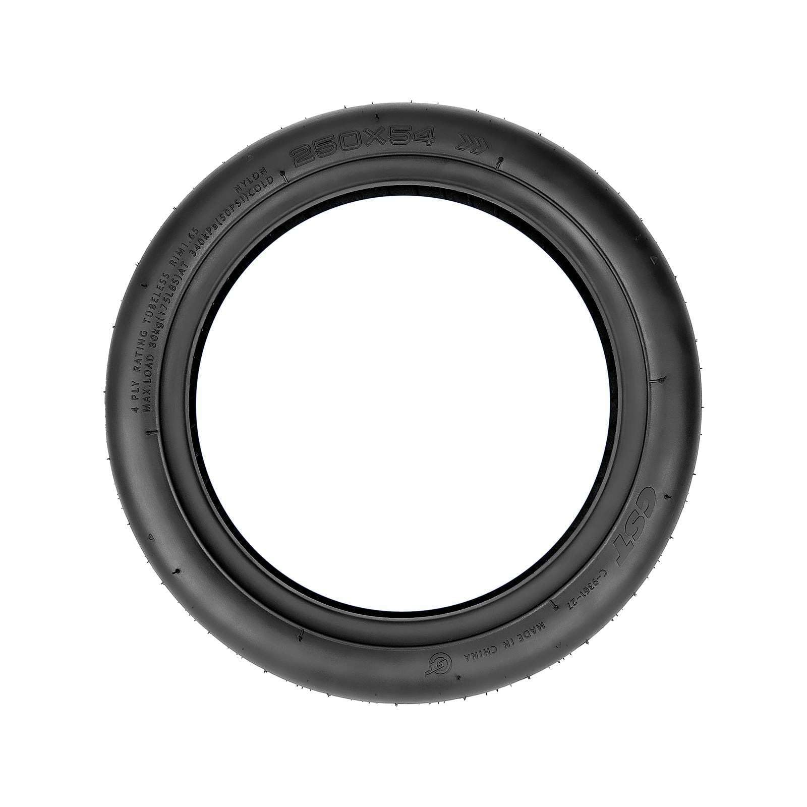 myBESTscooter – 250 x 54 CST neumáticos sin cámara con gel autoreparador para Xiaomi 4 Scooter eléctrico, neumáticos de goma de llanta, neumáticos de repuesto con válvula