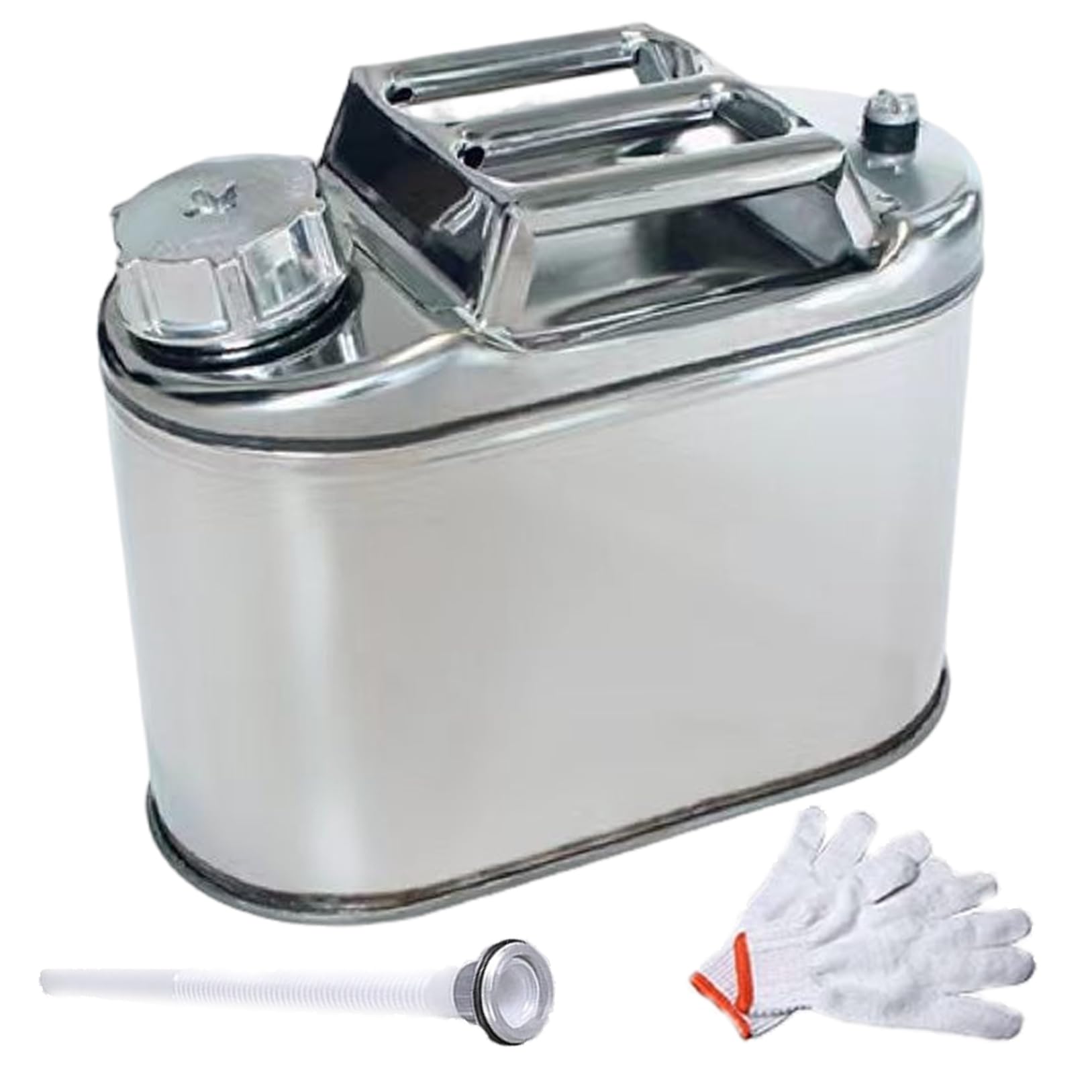 Réservoir hydrocarbures inox 5L ultra robuste avec accessoires