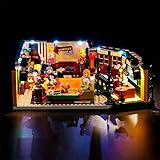 VONADO LED Light Kit Compatible with Lego Central Perk 21319, DIY Lighting Compatible with Friends Lego 21319 (NO Lego Model), Creative Decor Lights Compatible with Lego 21319 (ONLY Lights)