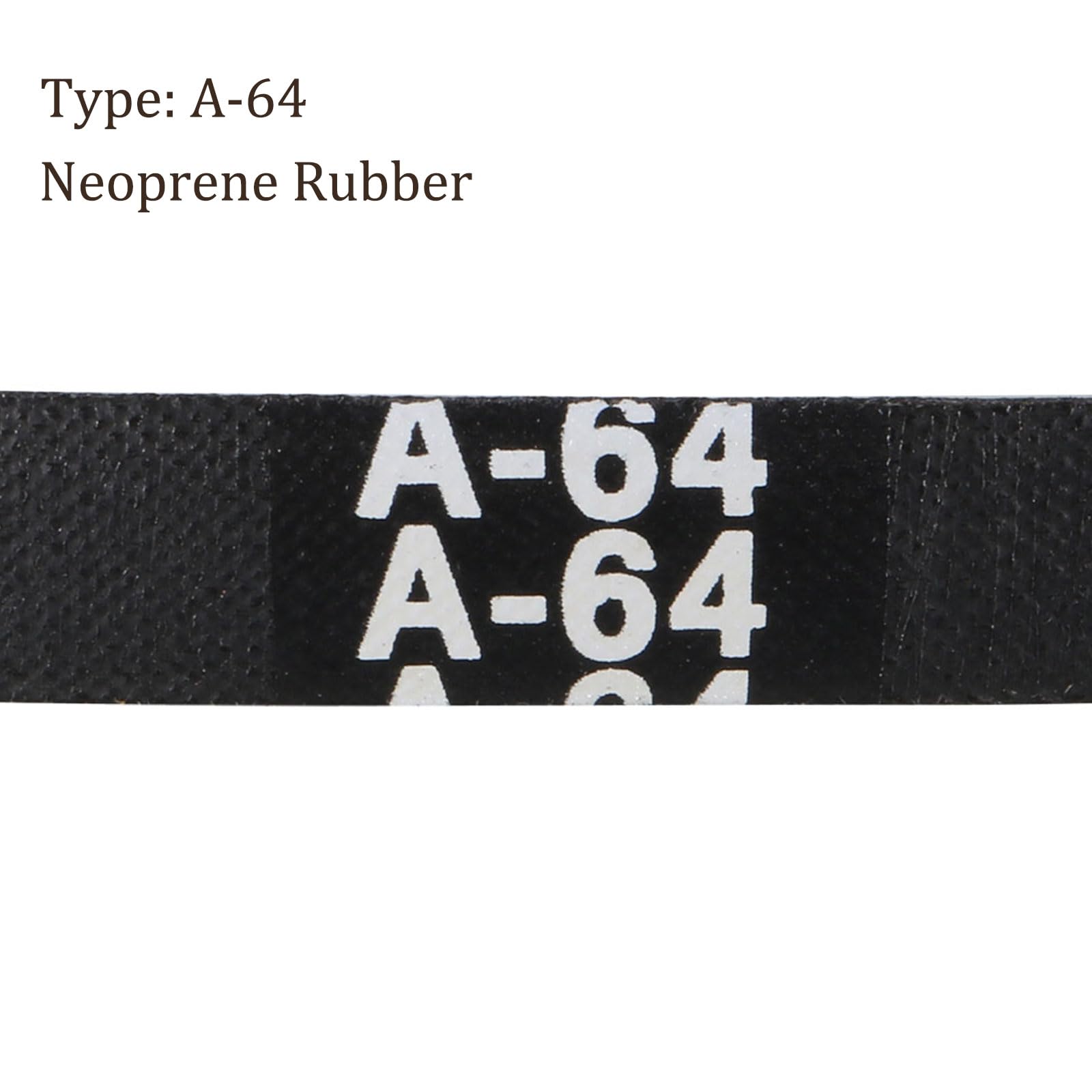 A-64 Transmisión Trapezoidal Correa - [64 Pulgadas Interior Circunferencia] A-Sección Goma Transmisión Correa Envuelto para Transmisión Uso