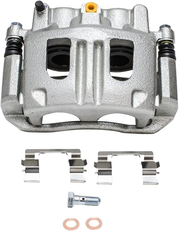Detroit Axle - Front Brake Kit for Explorer Ranger B2300 B3000 B4000 Mountaineer, Disc Brake Caliper Ceramic Brake Pads Replacement