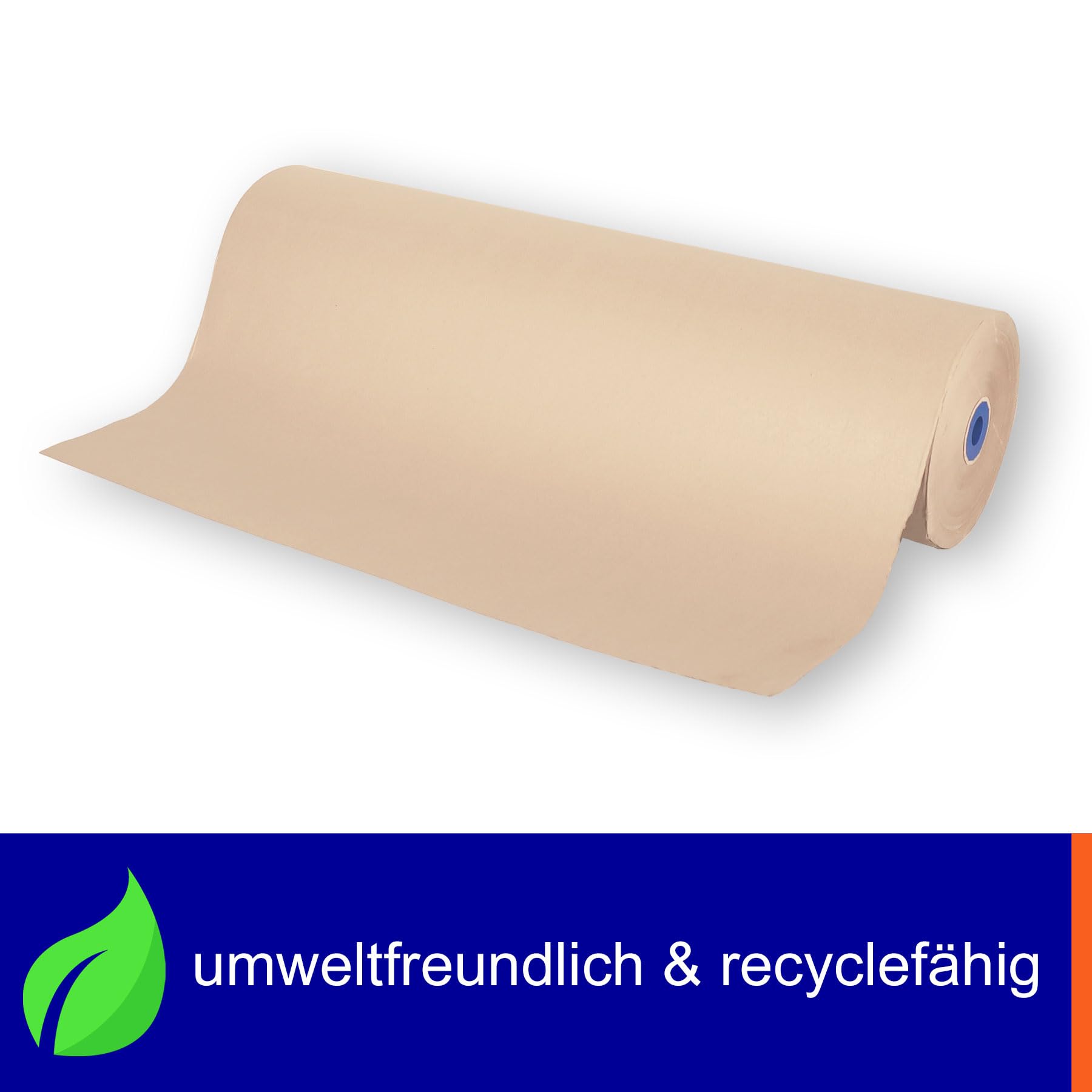 2 Rollen Natronpapier 75cm | 15kg/Rolle | als Packpapier zum Schutz sensibler Artikel | Füllpapier zum Auspolstern von Versandpaketen | Kraftpapierrolle | einfache und umweltfreundliche Verwendung