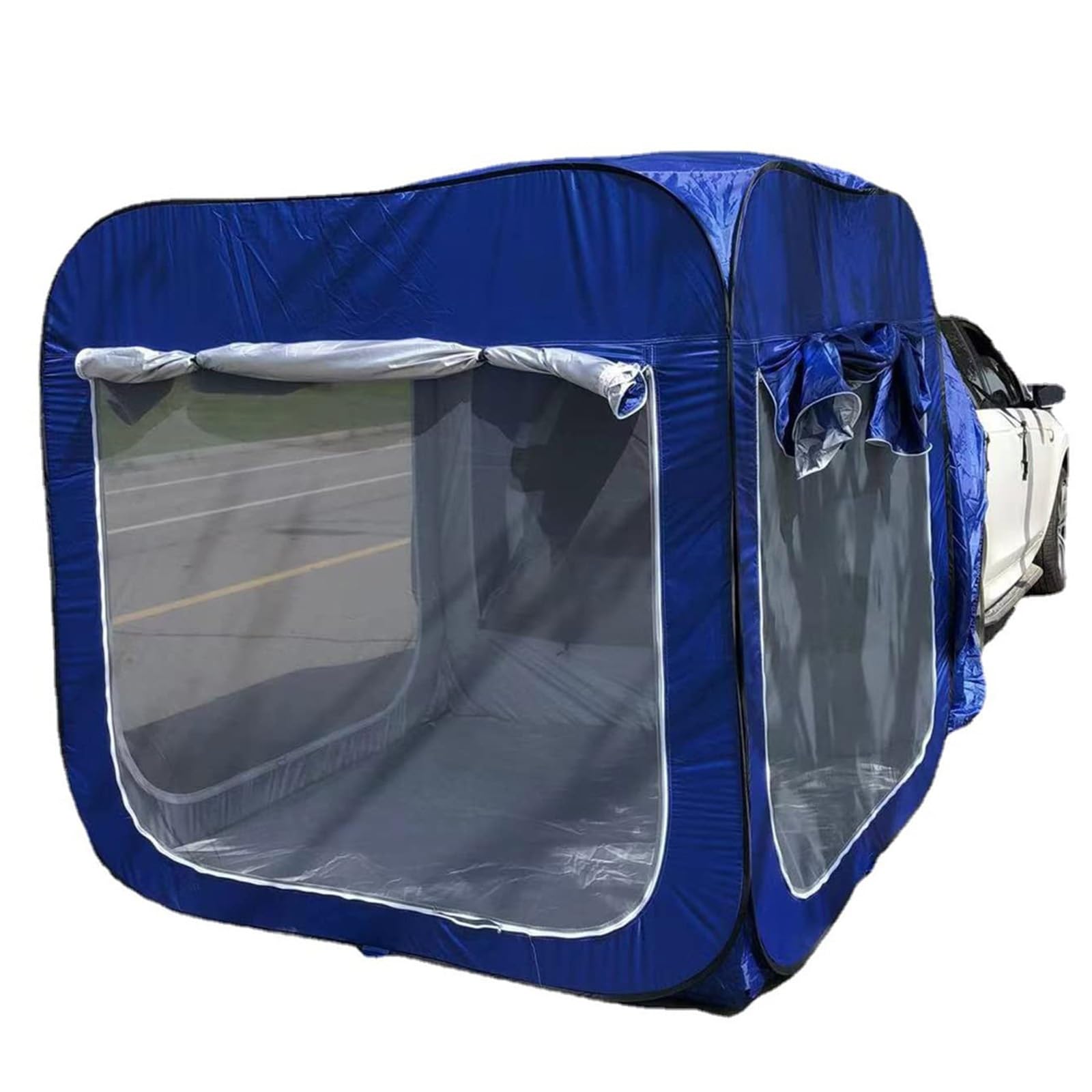 Auvent de camping voiture pour s'abriter du soleil en voyage et road trip 6 places