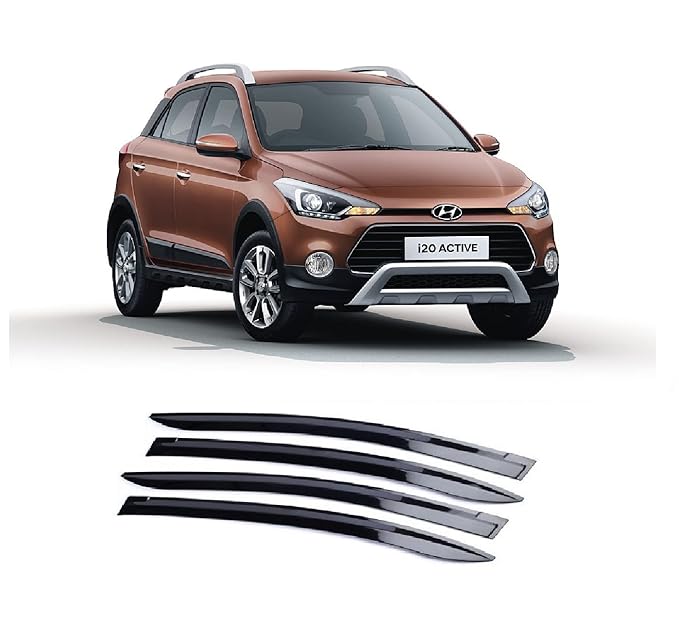 Empica Plastic Car Window Door Visor Rain Guard Side Wind Deflector ...