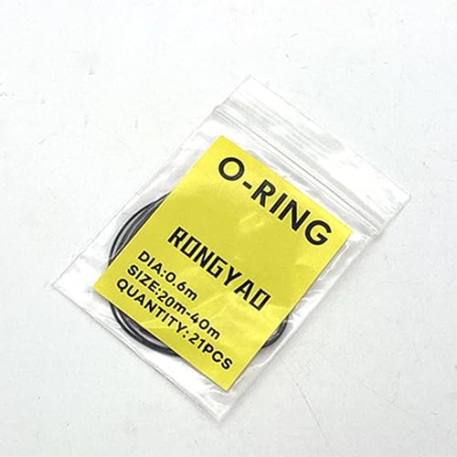 Miniatura 5 de LICHIFIT Anillo de sellado de la cubierta trasera del reloj Juntas de anillo impermeable 0.50.60.70.031 in Anillo tórico de goma elástica Accesorios