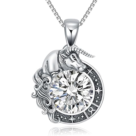 LONAGO Zodiac Sign Necklace Celestial Constellation Necklace Horoscope Astrology Zodiac Pendant Necklace Gift for Women