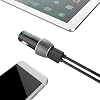 PRO 33 Watt Car Kit Compatible with Meizu 20 Plus Data, Durable Quick Adaptive Fast Charging Dual USB-CMicroUSB Long 4ft Cables