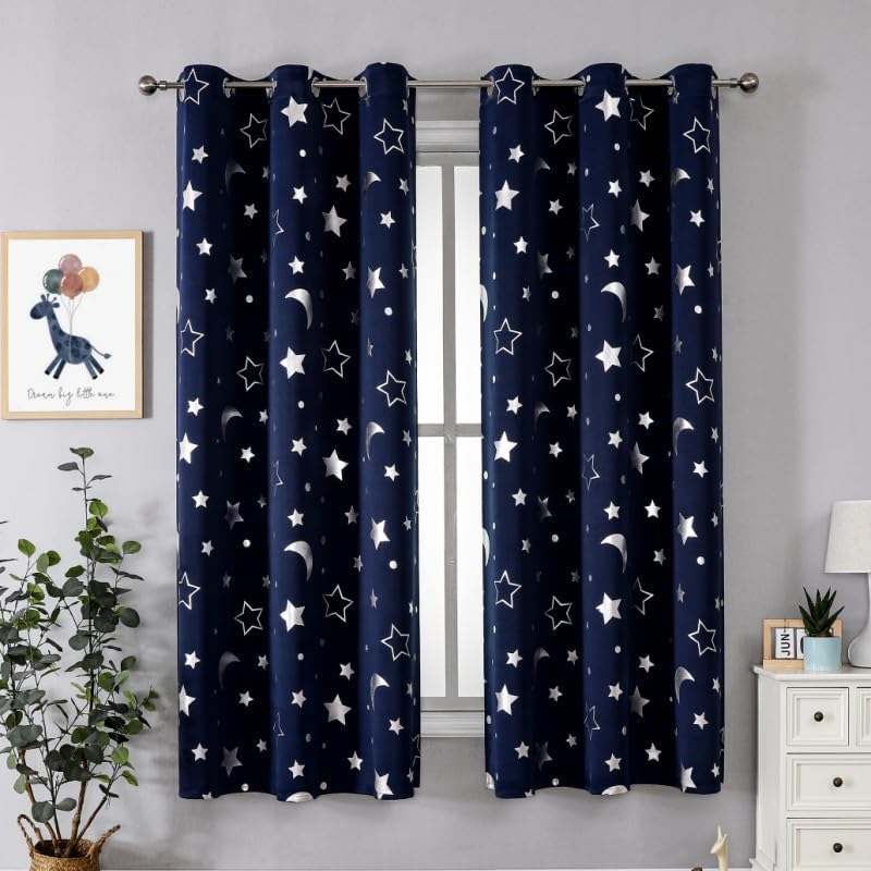 Rideaux perforés noir A97 160 x 132 cm pour cuisine et chambre