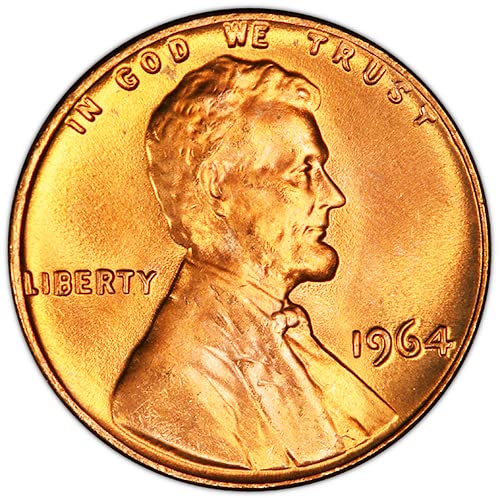 1964 P,D BU Lincoln Memorial Cent US Mint 2 Coin Set Choice Uncirculated