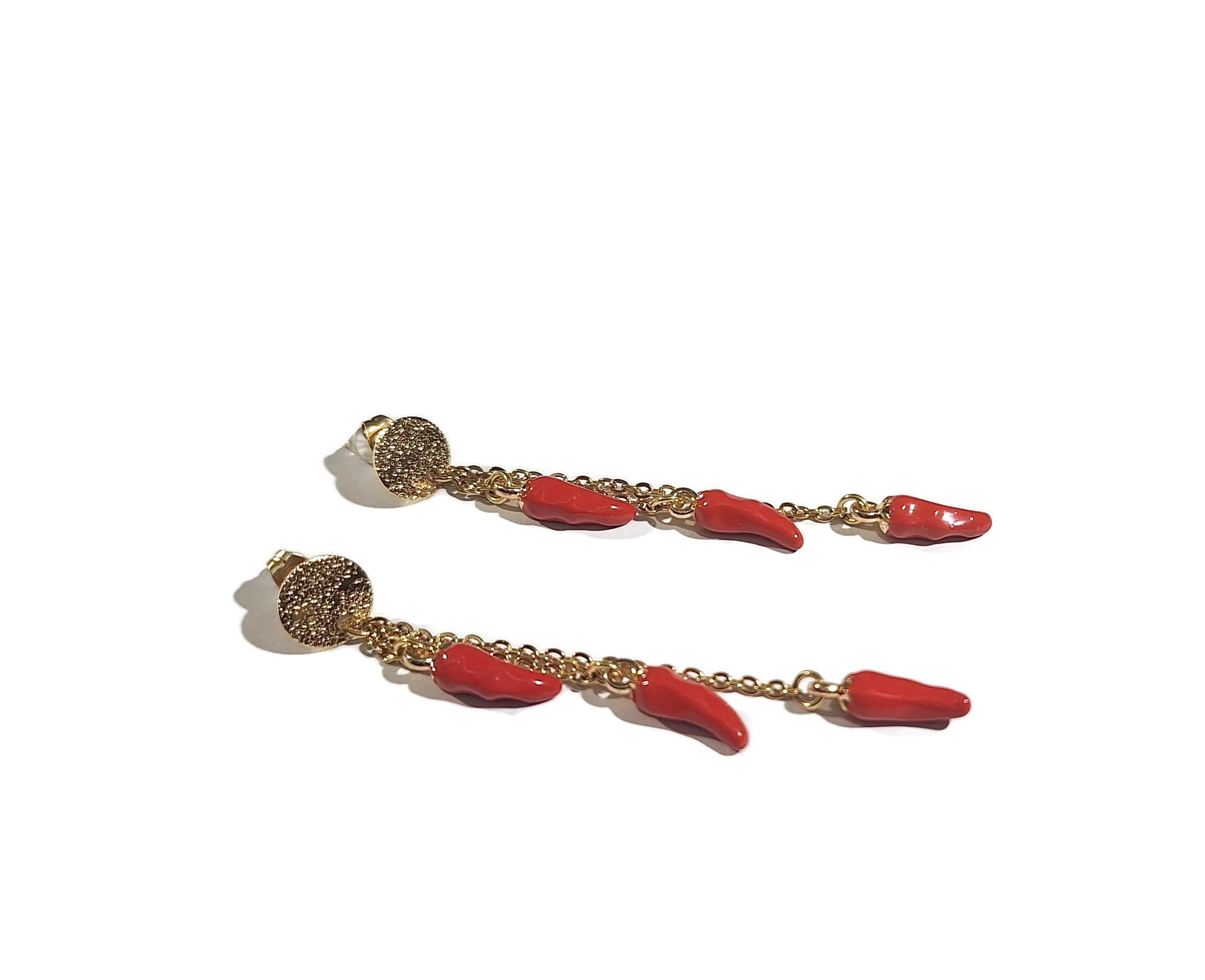 Boucles d'oreilles piments rouges pour illuminer vos tenues d'été et soirées bohèmes - 8