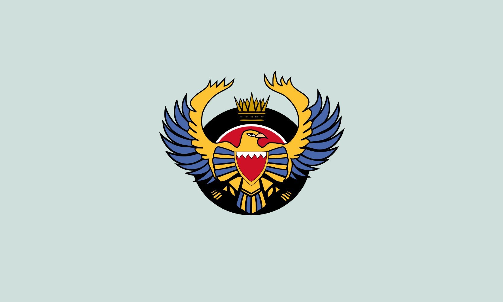 Drapeau Royal Bahraini Air Force grand format pour décoration murale et rassemblements