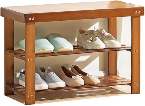 Miniatura 1 de ZEELYDE Zapatero para cambiar banco de zapatos organizador de zapatos gabinete de tela no tejida estantes apilables para pasillo entrada baño sala