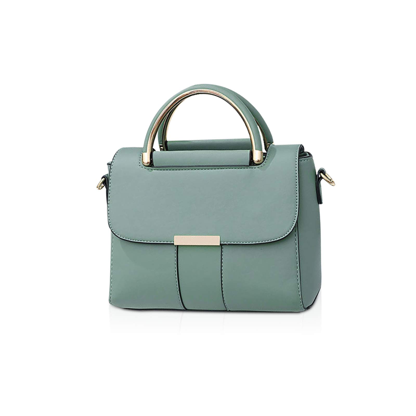 NICOLE & DORIS Borsa a Tracolla Piccola Borse da Donna Borsa Mano in pelle PU Borsa a Spalla Elegante Borsetta Firmate Satchel Tracolla Regolabile e Rimovibile verde