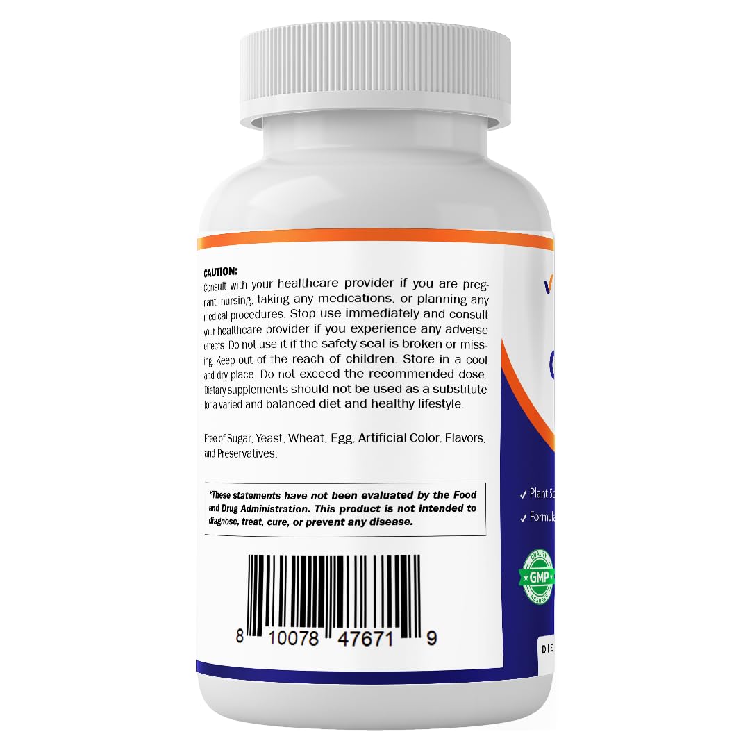 Vitamatic Vegan Omega 3-6-9 Complex 1250mg | Flaxseed, Olive, Borage & Algae Oils | Plant-Based Omegas | 120 Softgels — Amazon image 9