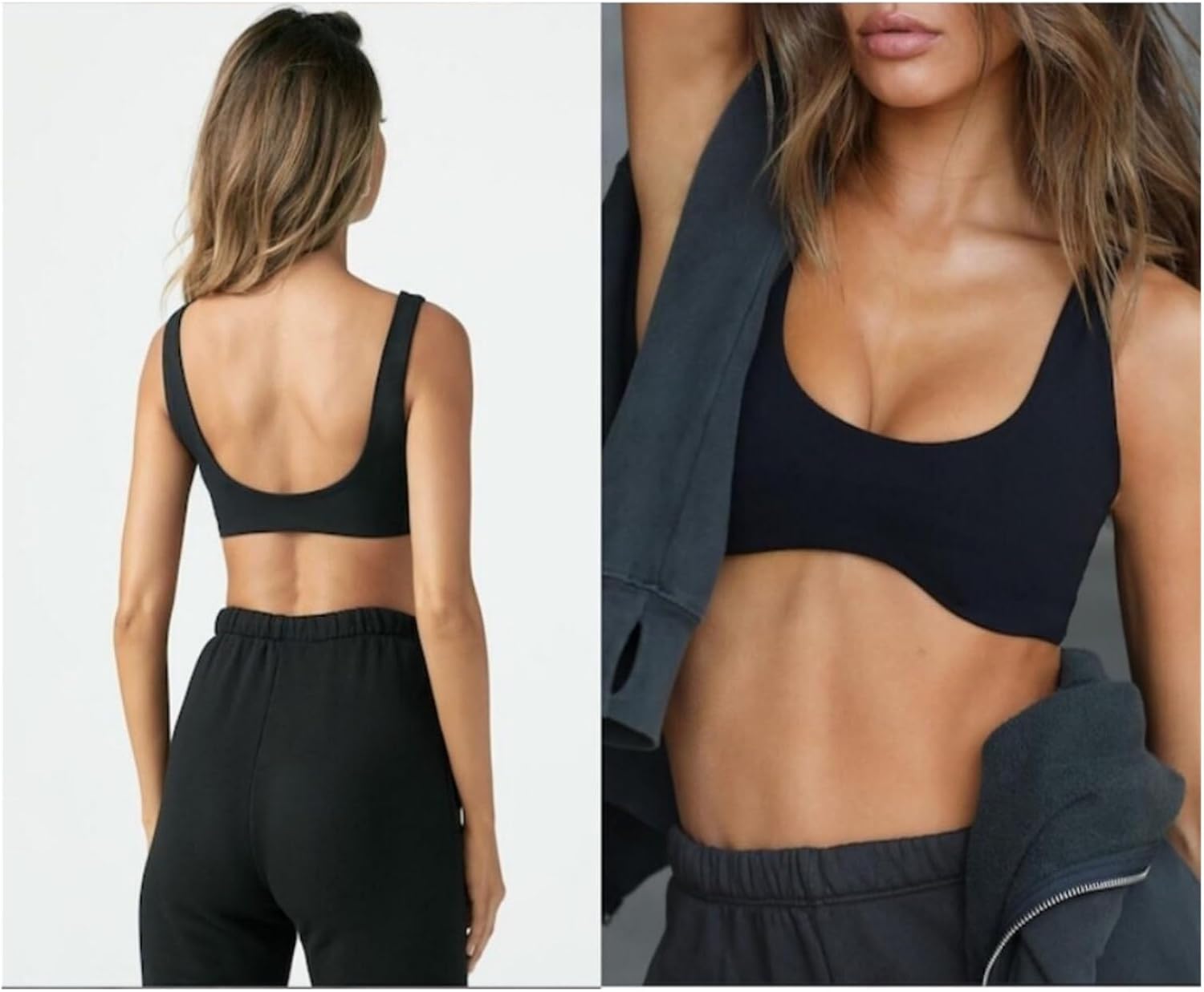 Fitness Elastic Yoga Bra Sexy Close-fitting High Elastic Breathable Sports Bra Nude Yoga Bra Female