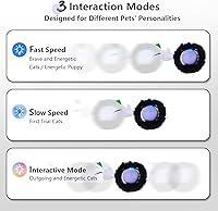 Vista 7 de ORSDA Cat Toys, Interactive Activated Moving Ball in 7 Holes Mat, Automatic Fast Rolling Ball, Hide and Seek Toys for Indoor Cats, Exercise Kicker