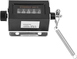 5 Digit Pull Counter D67-F 5 Digit Mechanical Resettable Manual Hand Pull Stroke Tally Counter Accurately Count Industrial Counting 0-99999