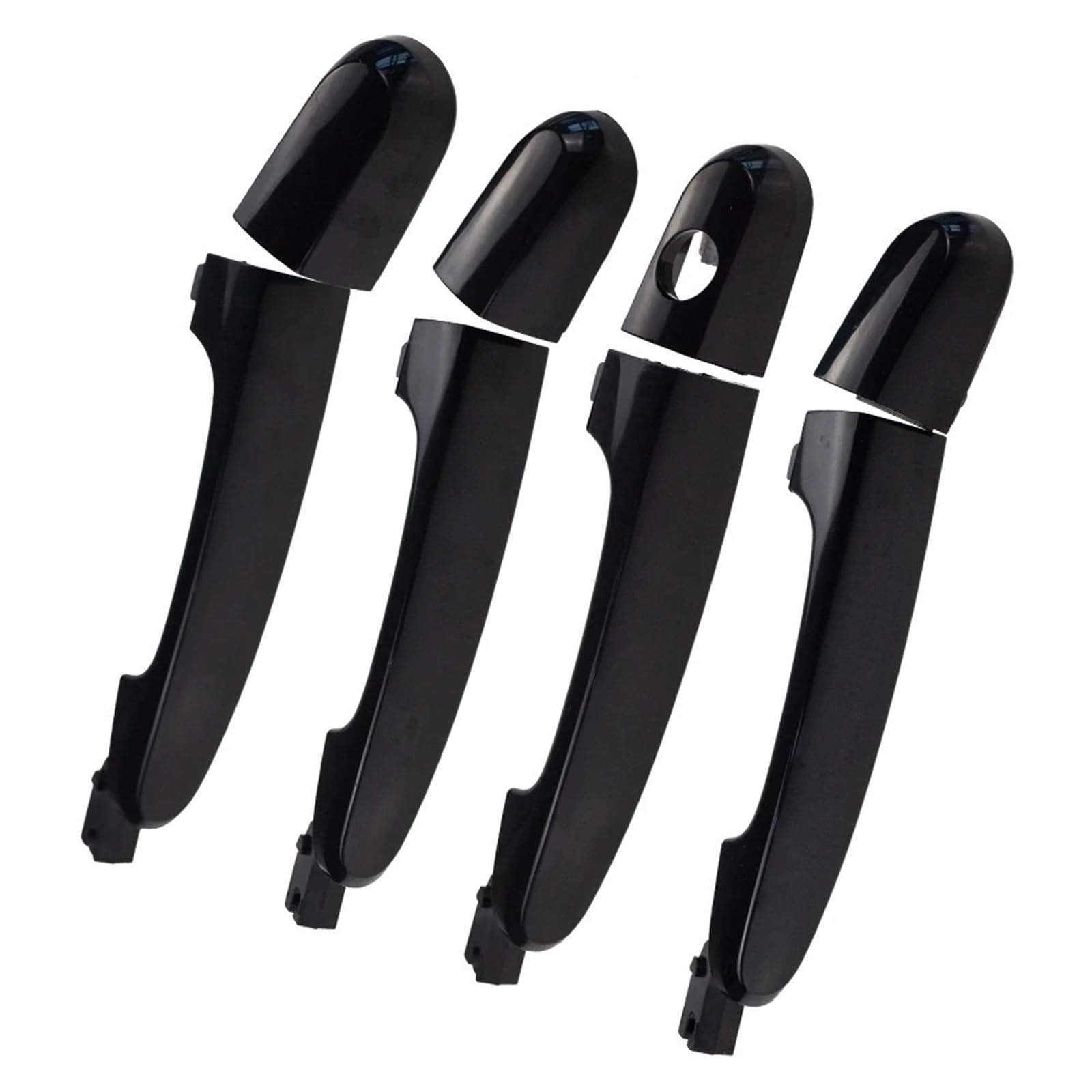 HUDFROA Side Door Handles for Kia for Sportage 2005-2010 82651-1F000 82661-1F000 Exterior Door Handles Front Rear Left Right