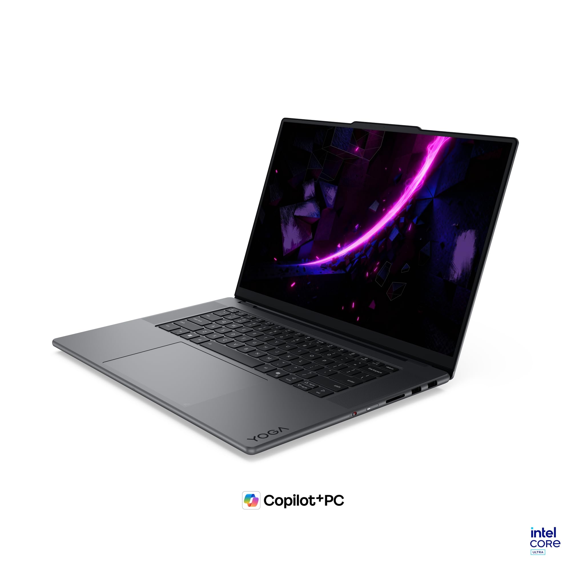 Lenovo Yoga Pro 9i Aura Edition Laptop | 16"3.2K OLED Touch Display | Intel Core Ultra 9 386H | 32GB RAM | 1TB SSD | NVIDIA GeForce RTX 5060 | Windows 11 | QWERTZ | Thunder Grau | 3 Jahre Premium Care