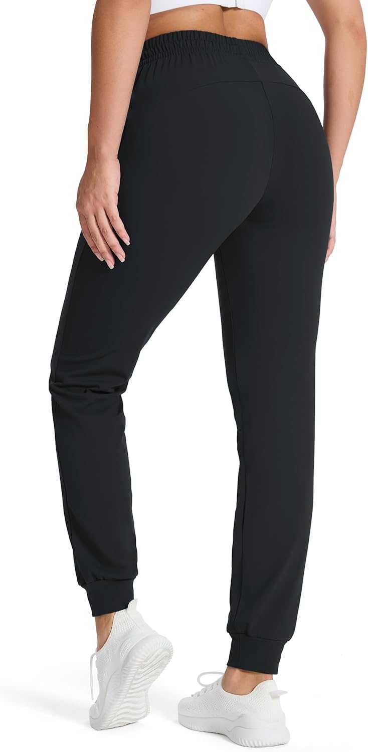 SEVEGO Women's 31"/33"/35" Inseam Tall Joggers Fleece Lined Sweatpants Water Resistant Thermal Athletic Running Pockets - Image 2