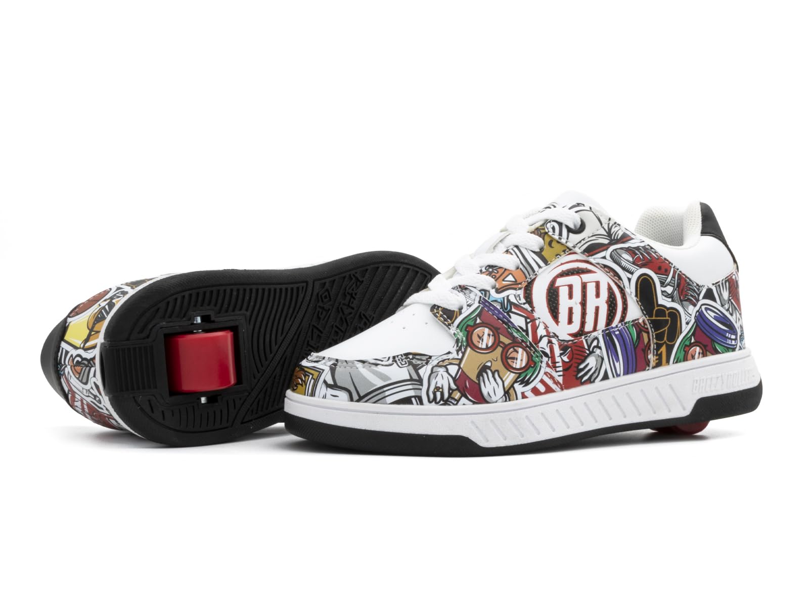 Breezy Rollers Zapatos con Ruedas para Niños | Zapatillas-Patines Infantiles | De Zapatos Callejeros a Patines en Segundos | Sistema de Clic Patentado | Zapatillas con Ruedas para Niñas y Niños
