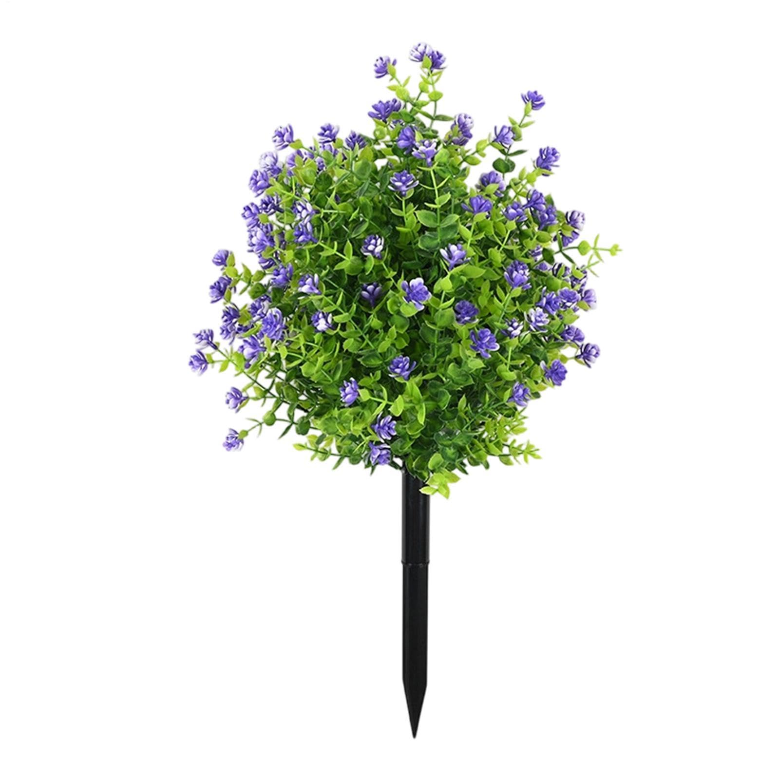 Fleurs artificielles d'extérieur résistantes aux UV pour terrasse et jardin d'été