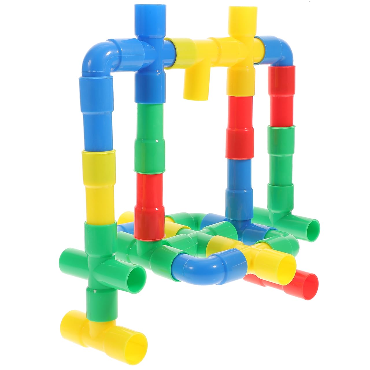 Abaodam Pipe Building Toy Connectors Water 1 Set of Building Blocks Insert Blocks for Kids Early Learning and Creative Play