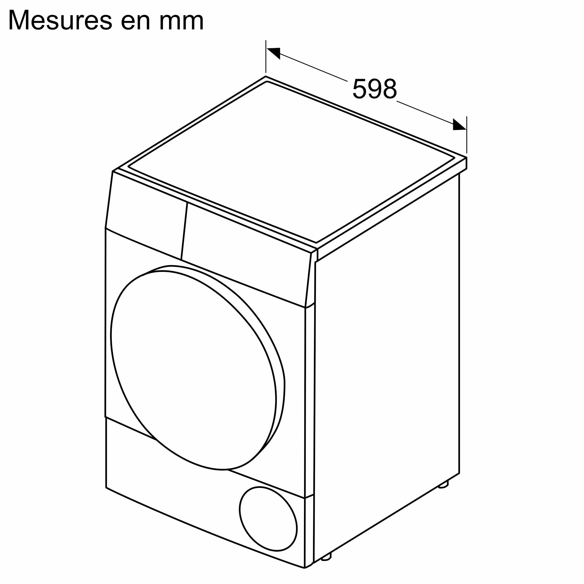 Bosch Série 6 Sèche linge Pompe à chaleur 9 kg Blanc