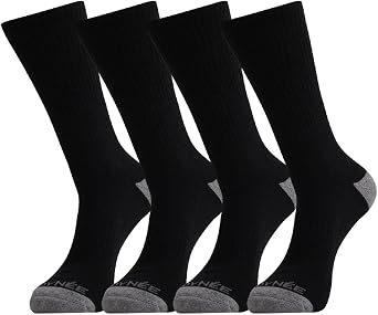 JOYNEE Mens 4 Pack Winter Warm Thermal Cushion Merino Wool Crew Socks