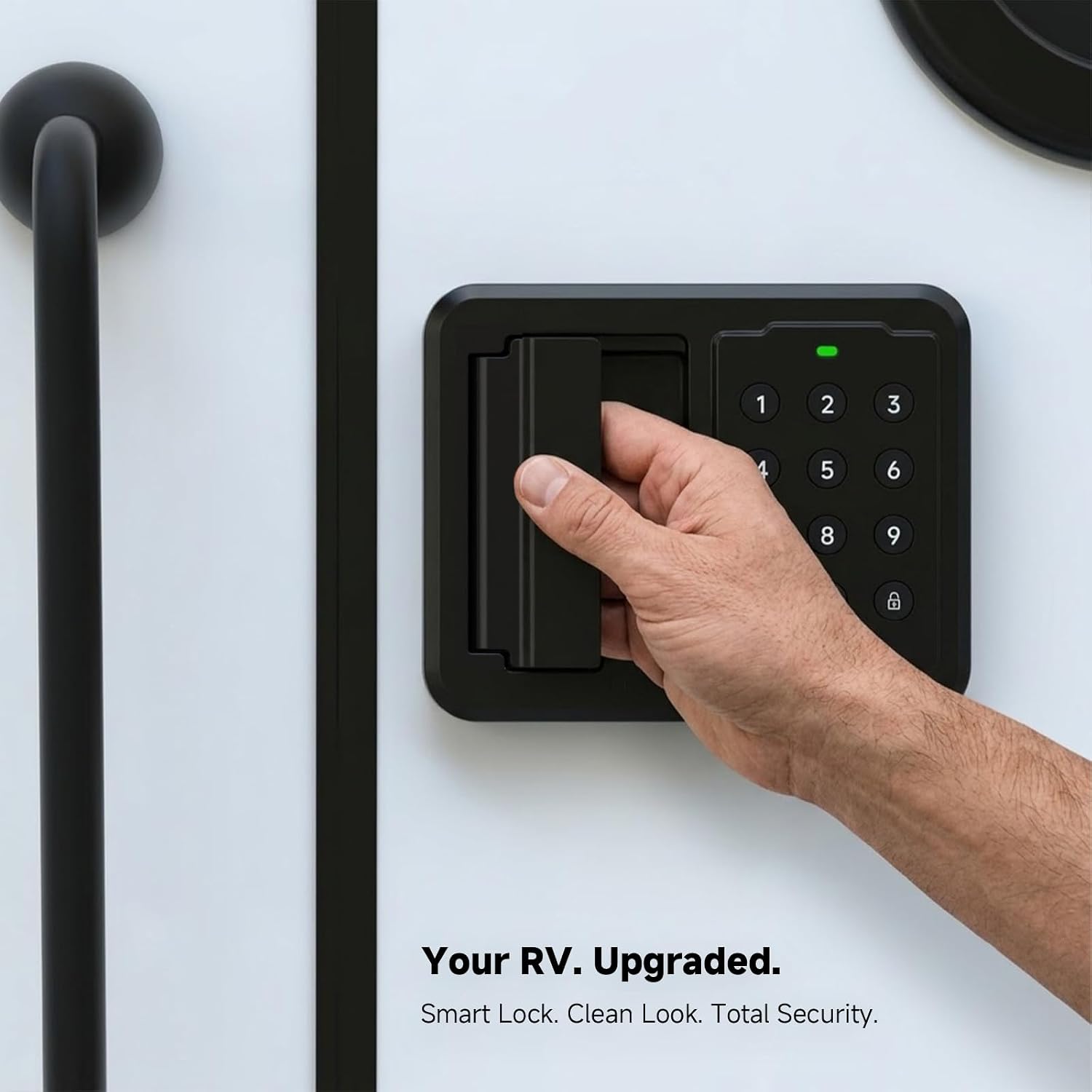 Mental RV Door Lock Keyless Entry with Keypad/Handle/Remotes/Keys