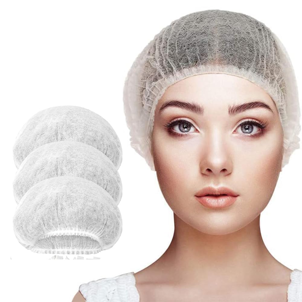 Rudra 100 Pcs White Premium Disposable Bouffant Caps with Elastic Band - Hygienic Hair Protection for Salons, Spas, Use - Universal Fit - Bulk Pack of High-Quality Head Covers (B09523Z652) Amazon Price History, Amazon Price Tracker
