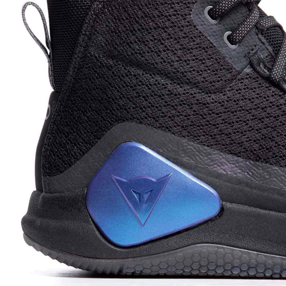 Dainese - Atipica Air 2 Anniversario Shoes, Sommer Motorradschuhe, Mesh Gewebe, Schützende Verstärkungen, Groundtrax Asymmetrische Sohlen, Schuhe Für Herren, Schwarz/Iridescent, 41