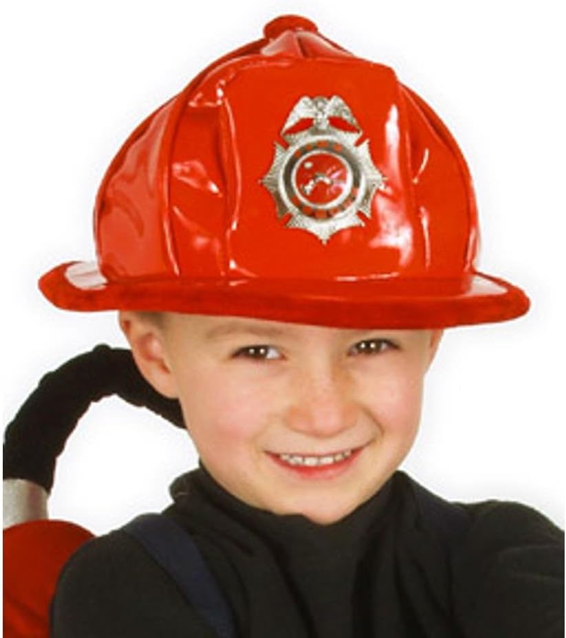 Child Red Firefighter Helmet Clothing, Shoes & Jewelry